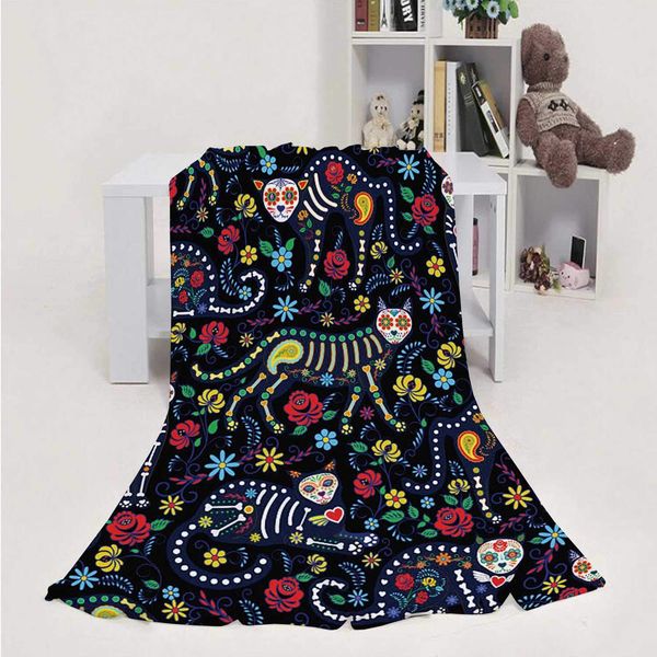 calavera cats and sugar skills - - mexico,flannel fleece throw blanket, weight super soft cozy pbed blanket delae - us state
calavera cats and sugar skills - - mexico,flannel fleece throw blanket, weight super soft cozy pbed blanket delae - us state