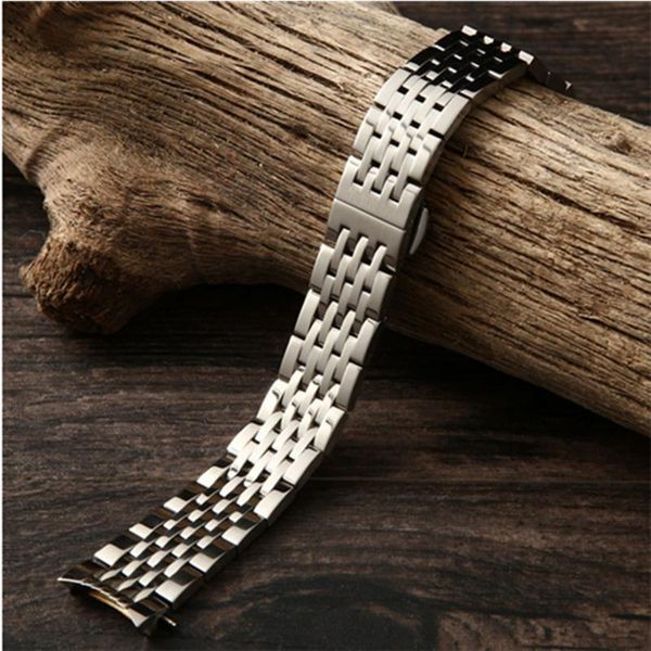 watch bands 19mm strap for 1853 t41 lelocle watches stainless steel band bracelet male butterfly buckle watchband, Black;brown
watch bands 19mm strap for 1853 t41 lelocle watches stainless steel band bracelet male butterfly buckle watchband, Black;brown