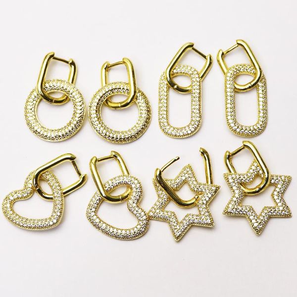 dangle & chandelier 5 pairs multi kinds drop earrings zircon jewelry gold color design fashion 9783, Silver
dangle & chandelier 5 pairs multi kinds drop earrings zircon jewelry gold color design fashion 9783, Silver