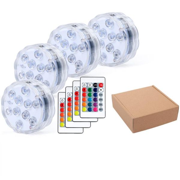 party decoration 1/2/4 * remote control diving light suit underwater lights waterproof led rgb submersible aquarium pool pond lamp
party decoration 1/2/4 * remote control diving light suit underwater lights waterproof led rgb submersible aquarium pool pond lamp