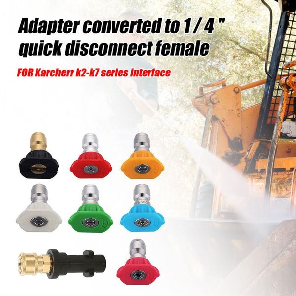 water gun & snow foam lance 1/4 inch quick connect high pressure cleaner washer adapter + 7pcs nozzle tips car wash part for karcher k2 k3 k
water gun & snow foam lance 1/4 inch quick connect high pressure cleaner washer adapter + 7pcs nozzle tips car wash part for karcher k2 k3 k