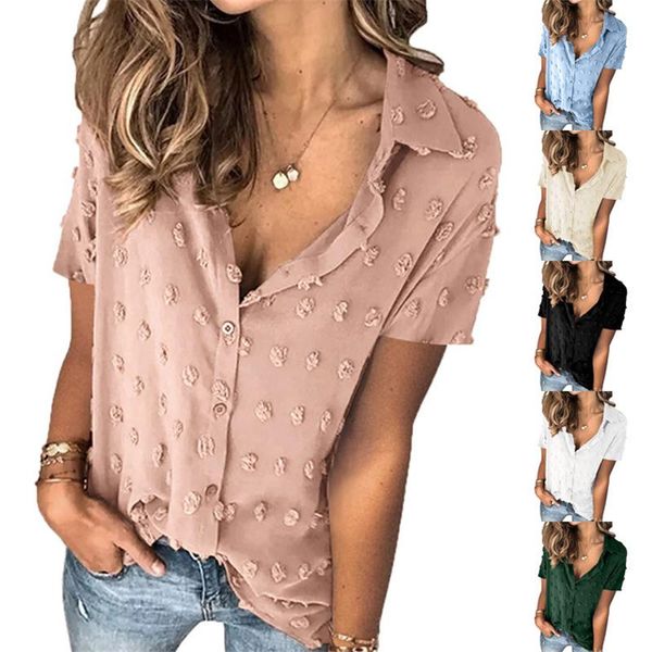 women's blouses & shirts 2021 summer office women elegant leisure casual plus size fashion ladies patchwork dot shirt blouse female, White
women's blouses & shirts 2021 summer office women elegant leisure casual plus size fashion ladies patchwork dot shirt blouse female, White