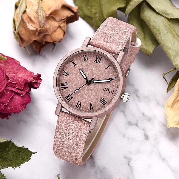 wristwatches 1 pcs women watch roman/number dial quartz wrist watches frosted pu leather band casual ll@17, Slivery;brown
wristwatches 1 pcs women watch roman/number dial quartz wrist watches frosted pu leather band casual ll@17, Slivery;brown