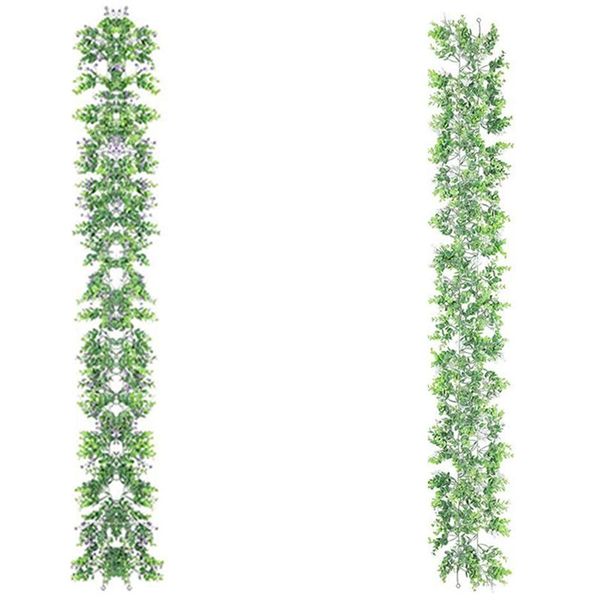 decorative flowers & wreaths 2 pack artificial eucalyptus garland plant hanging greenery leaves faux baby's breath flower vines for dec
decorative flowers & wreaths 2 pack artificial eucalyptus garland plant hanging greenery leaves faux baby's breath flower vines for dec