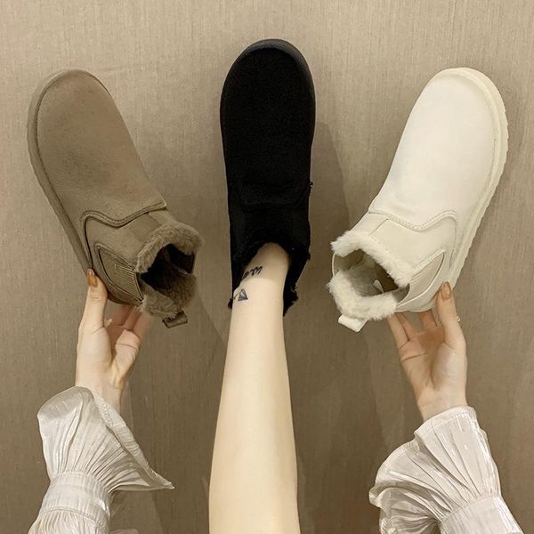 boots fashion snow fall/winter style plus velvet thick flat bottom warm student set foot cotton shoes bread, Black
boots fashion snow fall/winter style plus velvet thick flat bottom warm student set foot cotton shoes bread, Black