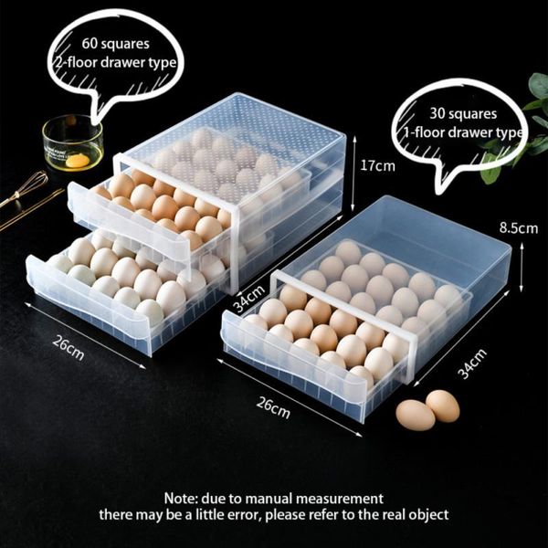 storage bottles & jars economic large capacity household kitchen egg box drawer-type refrigerator plastic transparent double layer tray
storage bottles & jars economic large capacity household kitchen egg box drawer-type refrigerator plastic transparent double layer tray
