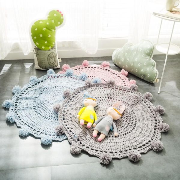 carpets mylb knitted floor mat hand woven round rug wave window pad bedroom decor kids play props
carpets mylb knitted floor mat hand woven round rug wave window pad bedroom decor kids play props