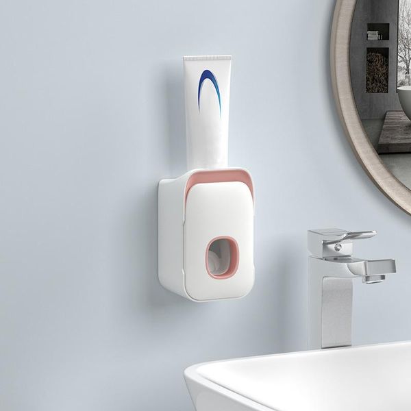 2-in-1 automatic toothpaste dispenser toothbrush holder suction wall mounted hands squeezer hy99 holders
2-in-1 automatic toothpaste dispenser toothbrush holder suction wall mounted hands squeezer hy99 holders