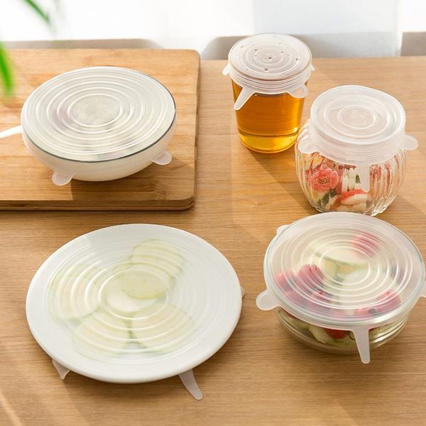 food savers & storage containers 6 pcs/set reusable silicone wrap stretch vacuum seal cover saran kitchen organization fresh keeping sealed
food savers & storage containers 6 pcs/set reusable silicone wrap stretch vacuum seal cover saran kitchen organization fresh keeping sealed