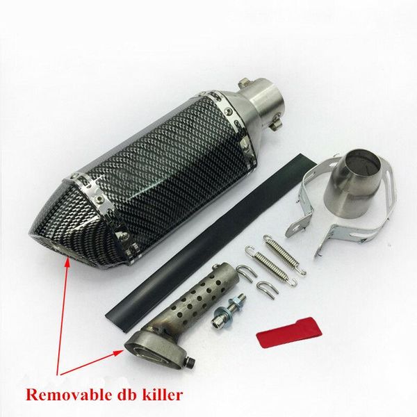 310mm universal carbon fiber motorcycle exhaust muffler pipe db killer for 51mm atv dirt bike scooter short cb400 er6n gy6 system
310mm universal carbon fiber motorcycle exhaust muffler pipe db killer for 51mm atv dirt bike scooter short cb400 er6n gy6 system