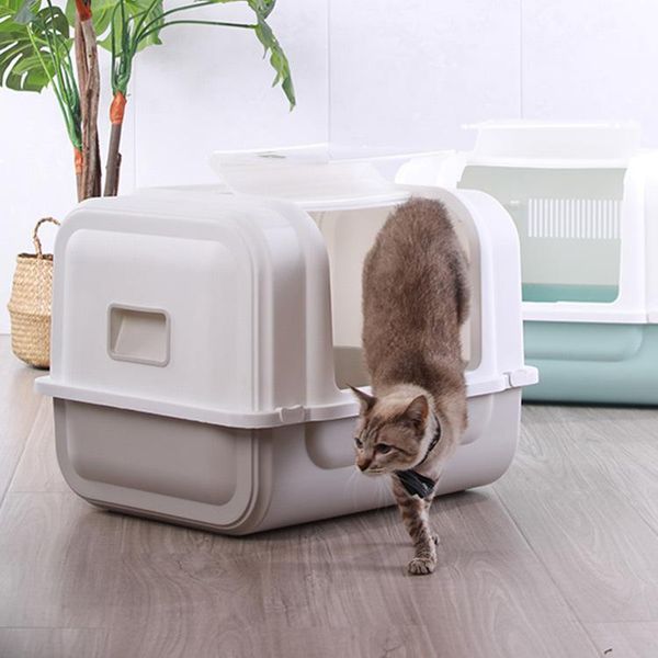 other cat supplies large space litter basin with sunroof fully enclosed luxury extra toilet splash-proof slide buckle desi
other cat supplies large space litter basin with sunroof fully enclosed luxury extra toilet splash-proof slide buckle desi