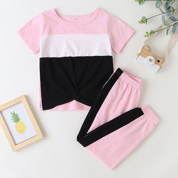 2021 children clothing girls two pieces set o-neck t-short long pant suit casual fashion style spring summer new arrival, White
2021 children clothing girls two pieces set o-neck t-short long pant suit casual fashion style spring summer new arrival, White