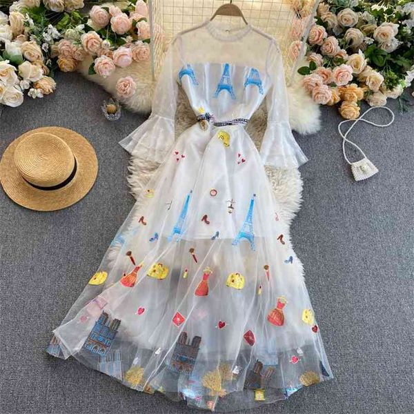 spring summer retro vestidos female fungus round neck trumpet sleeve mesh stitching fashion printing midi dress c577 210506, Black;gray
spring summer retro vestidos female fungus round neck trumpet sleeve mesh stitching fashion printing midi dress c577 210506, Black;gray