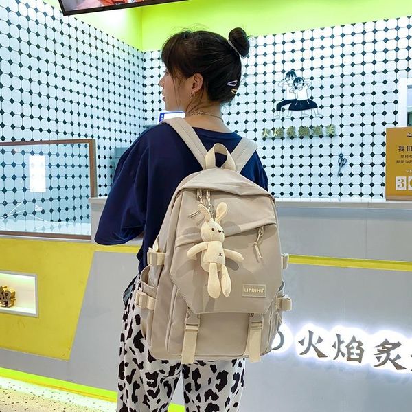 backpack backpacks elegant temperament women students schoolbag fashion womens korean style solid color travel shoulder bag
backpack backpacks elegant temperament women students schoolbag fashion womens korean style solid color travel shoulder bag