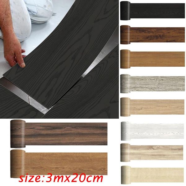 wall stickers 20x300cm self-adhesive waterproof wood grain floor pvc removable decorative tiles
wall stickers 20x300cm self-adhesive waterproof wood grain floor pvc removable decorative tiles