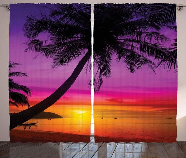 curtain & drapes orange purple tropical curtains palm tree silhouette on beach at sunset summertime travel destination window
curtain & drapes orange purple tropical curtains palm tree silhouette on beach at sunset summertime travel destination window