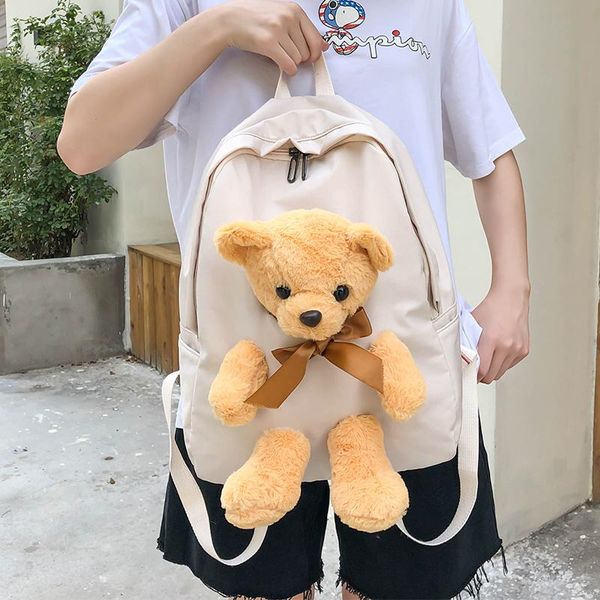 backpack unique bag doll bear female 2021 fashion student school wild large capacity
backpack unique bag doll bear female 2021 fashion student school wild large capacity