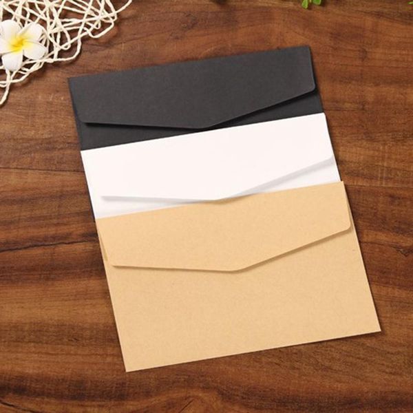 gift wrap 10pcs black white kraft solid color blank envelope greeting card postcard envelopes
gift wrap 10pcs black white kraft solid color blank envelope greeting card postcard envelopes