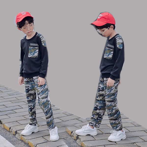 2pc kids baby boys military clothes clothing sets young boy + trousers outfits suits children camouflage tracksuits, White
2pc kids baby boys military clothes clothing sets young boy + trousers outfits suits children camouflage tracksuits, White