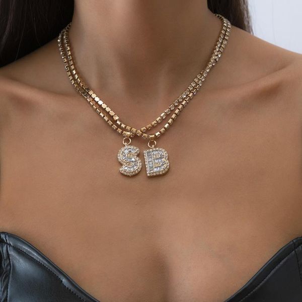 pendant necklaces origin summer exaggeration bling rhinestone necklace for women girls gold color letter chain jewelry, Silver
pendant necklaces origin summer exaggeration bling rhinestone necklace for women girls gold color letter chain jewelry, Silver