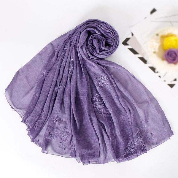 scarves cotton embroide flower hijab scarf shawls women soft bandhnu muslim turban wraps headband long wrap 180*100cm, Blue;gray
scarves cotton embroide flower hijab scarf shawls women soft bandhnu muslim turban wraps headband long wrap 180*100cm, Blue;gray