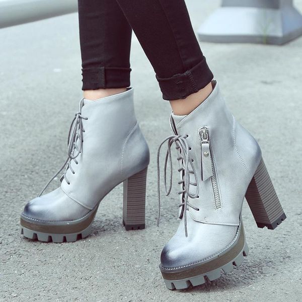 boots short will code woman color waterproof platform coarse with high women's shoes, Black
boots short will code woman color waterproof platform coarse with high women's shoes, Black