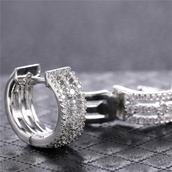 hoop & huggie caoshi bling round cubic zirconia micro paved small earrings for women silver color jewelry valentine's day gift wholesal, Golden;silver
hoop & huggie caoshi bling round cubic zirconia micro paved small earrings for women silver color jewelry valentine's day gift wholesal, Golden;silver