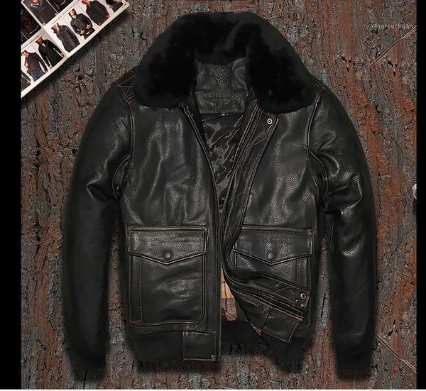 men's leather & faux winter warm genuine fur jacket motorcycle jackets men plus eur size clothing rider coat, Black
men's leather & faux winter warm genuine fur jacket motorcycle jackets men plus eur size clothing rider coat, Black