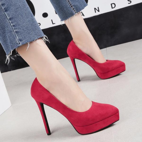 dress shoes 2021 women pumps matte leather pointed toe super thin high heel platform ladies wedding size 34-39, Black
dress shoes 2021 women pumps matte leather pointed toe super thin high heel platform ladies wedding size 34-39, Black