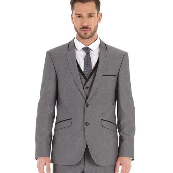 men's suits & blazers 2021 latest wedding fashion gray suit 3-piece groom tuxedo notched lapel groomsman (jacket + pants vest), White;black
men's suits & blazers 2021 latest wedding fashion gray suit 3-piece groom tuxedo notched lapel groomsman (jacket + pants vest), White;black