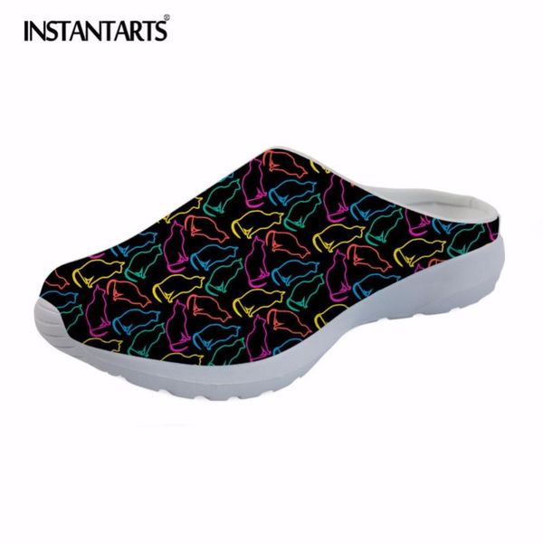 slippers instantarts breathable air mesh women's beach cartoon cat pattern slip on lover shoes fashion home light sandals female, Black
slippers instantarts breathable air mesh women's beach cartoon cat pattern slip on lover shoes fashion home light sandals female, Black