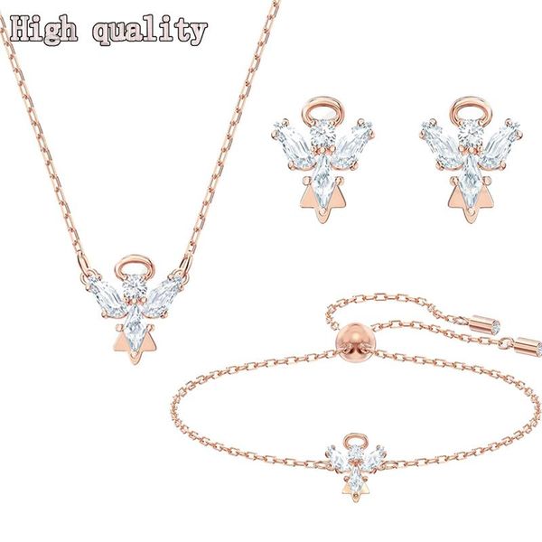 chains fashion jewelry swa charm cute angel wing exquisite crystal pendant necklace romantic gift for women, Silver
chains fashion jewelry swa charm cute angel wing exquisite crystal pendant necklace romantic gift for women, Silver