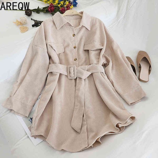corduroy shirt for women lapel corduroy spring autumn women's clothing 210507, White
corduroy shirt for women lapel corduroy spring autumn women's clothing 210507, White