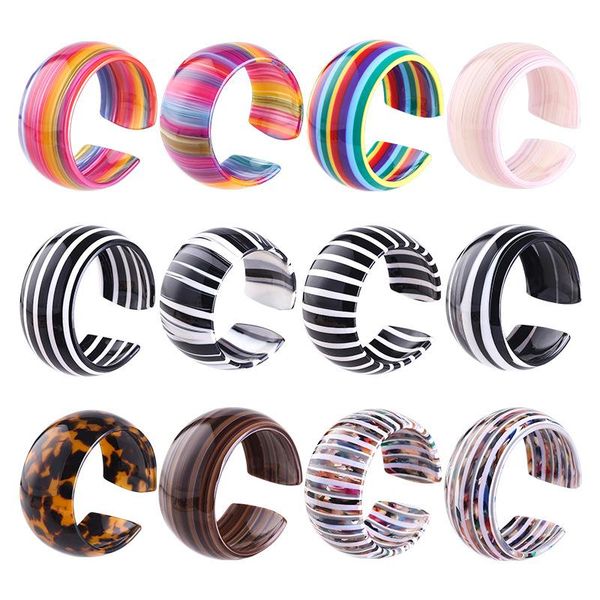 bangle 2021 colorful acrylic resin geometric irregular open bracelet transparent for women girls jewelry, Black
bangle 2021 colorful acrylic resin geometric irregular open bracelet transparent for women girls jewelry, Black