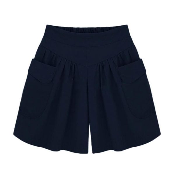 women's shorts women plus size solid summer loose pockets lady casual mid elastic waist short feminino spodenki damskie, White;black
women's shorts women plus size solid summer loose pockets lady casual mid elastic waist short feminino spodenki damskie, White;black