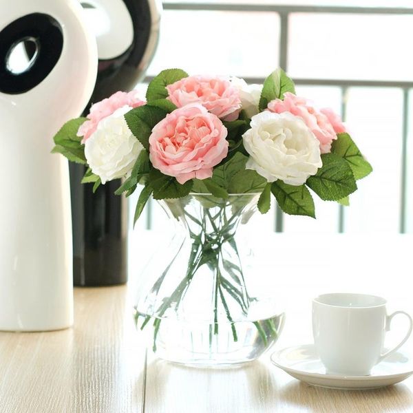 decorative flowers & wreaths 1pc short stem peonies artificial silk bouquet white pink wedding home decoration fake peony rose flower
decorative flowers & wreaths 1pc short stem peonies artificial silk bouquet white pink wedding home decoration fake peony rose flower