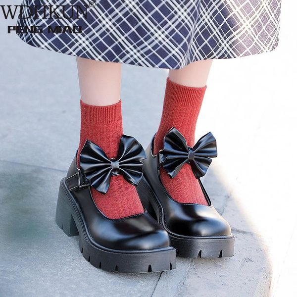 dress shoes casual woman japanese vintage high heels waterproof platform college student cosplay bow knot women plus size, Black
dress shoes casual woman japanese vintage high heels waterproof platform college student cosplay bow knot women plus size, Black