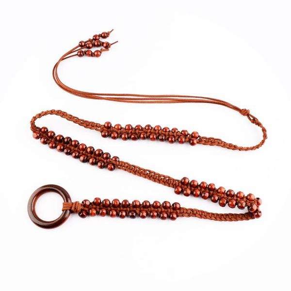 belts 1pcs pure manual knitted belt long wooden beads tassel waist chain fashionable leisure folk style dress skirt for women, Black;brown
belts 1pcs pure manual knitted belt long wooden beads tassel waist chain fashionable leisure folk style dress skirt for women, Black;brown