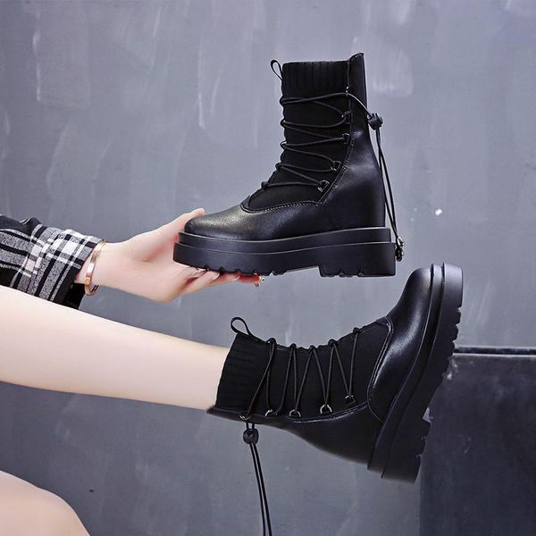 boots 2021 chunky motorcycle for women autumn fashion round toe lace-up combat ladies shoes size 34-39 black
boots 2021 chunky motorcycle for women autumn fashion round toe lace-up combat ladies shoes size 34-39 black