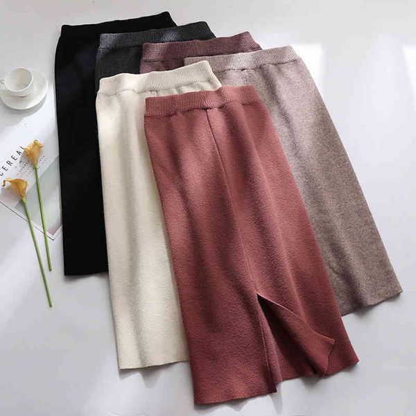 skirts thick warm women split saia autumn winter elastic high waist sweater knitted skirts long & midi black skirt
skirts thick warm women split saia autumn winter elastic high waist sweater knitted skirts long & midi black skirt