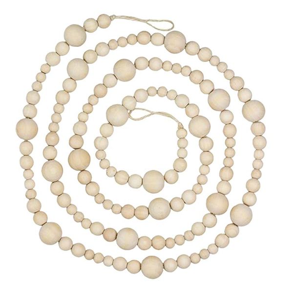7ft wooden beaded garland farmhouse home decor rustic country natural holiday christmas tree boho decorations decorative objects & figurines
7ft wooden beaded garland farmhouse home decor rustic country natural holiday christmas tree boho decorations decorative objects & figurines