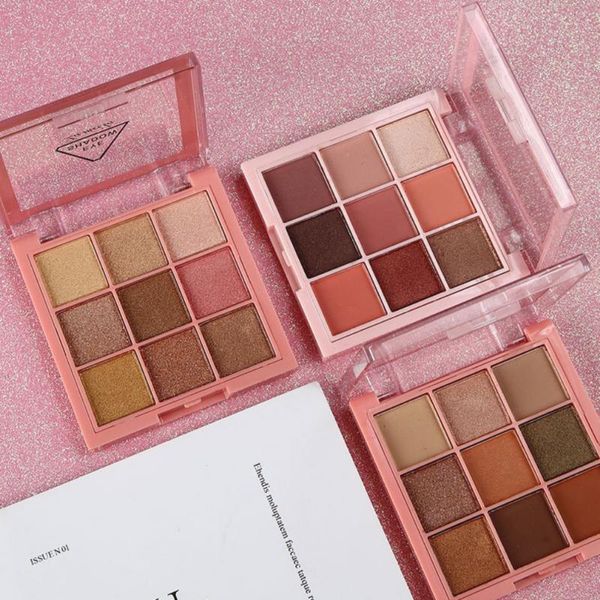 eye shadow matte glitter palette 9 colors pearl shimmer shiny sequins long lasting waterproof easy to color makeup
eye shadow matte glitter palette 9 colors pearl shimmer shiny sequins long lasting waterproof easy to color makeup