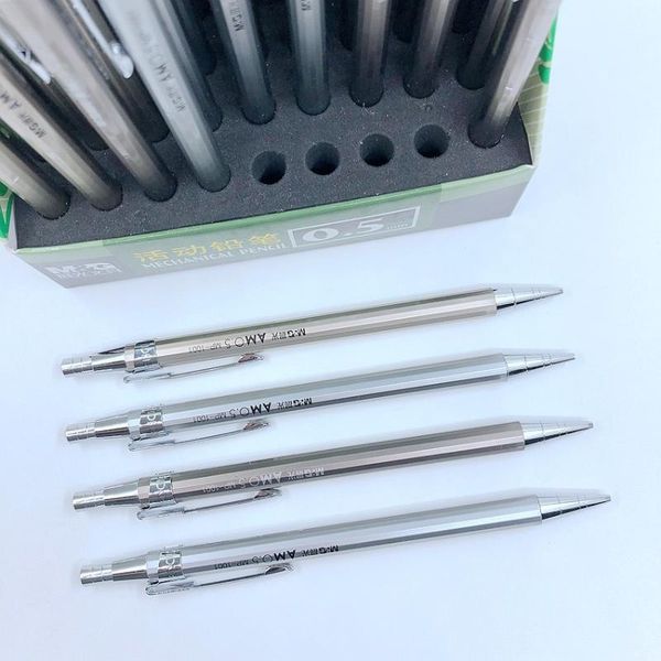 ballpoint pens (6 pieces/lot) full metal mechanical pencil for drawing 0.5mm/0.7mm professional automatic pencils student sketch mp1001, Blue;orange
ballpoint pens (6 pieces/lot) full metal mechanical pencil for drawing 0.5mm/0.7mm professional automatic pencils student sketch mp1001, Blue;orange