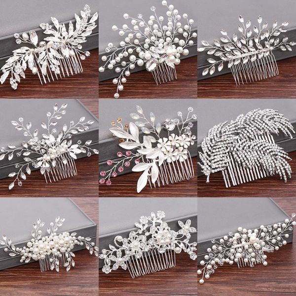 hair clips & barrettes wedding combs bridal accessories for women jewelry silver color pearl rhinestone head, Golden;silver
hair clips & barrettes wedding combs bridal accessories for women jewelry silver color pearl rhinestone head, Golden;silver