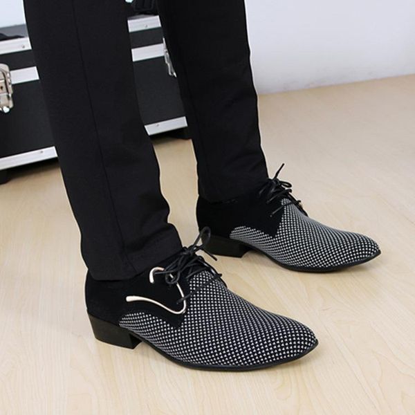 men's dress shoes fashion brogue wedding casual oxfords man big size europe derby trend footwear shine low-cut work, Black 
men's dress shoes fashion brogue wedding casual oxfords man big size europe derby trend footwear shine low-cut work, Black