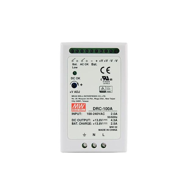 smart home control original mean well drc-100a meanwell 13.8v din rail security power supply 96.6w single output with battery charger ups fu
smart home control original mean well drc-100a meanwell 13.8v din rail security power supply 96.6w single output with battery charger ups fu