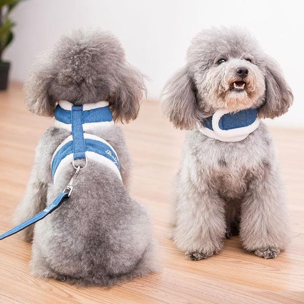 dog collars & leashes harness vest anti-breaking and cotton small leash set adjustable pet cat puppy walking harnesses
dog collars & leashes harness vest anti-breaking and cotton small leash set adjustable pet cat puppy walking harnesses