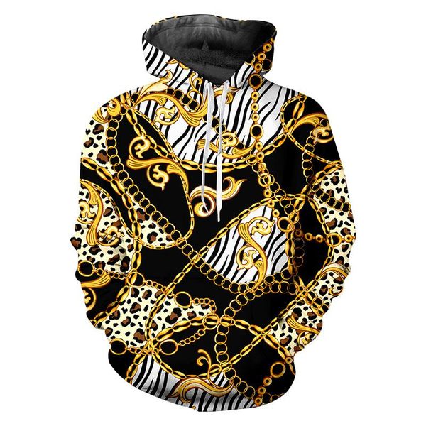 men's hoodies & sweatshirts ifpd autumn/winter casual hoodie luxury retro golden chain 3d print coat fitness drawstring sportswear 5x, Black
men's hoodies & sweatshirts ifpd autumn/winter casual hoodie luxury retro golden chain 3d print coat fitness drawstring sportswear 5x, Black