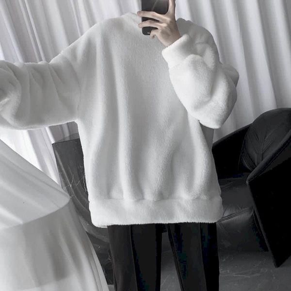men's hoodies & sweatshirts plush sweatshirt, hong kong style thick sweater, polar wool, warm, loose clothes for korean students in win, Black
men's hoodies & sweatshirts plush sweatshirt, hong kong style thick sweater, polar wool, warm, loose clothes for korean students in win, Black