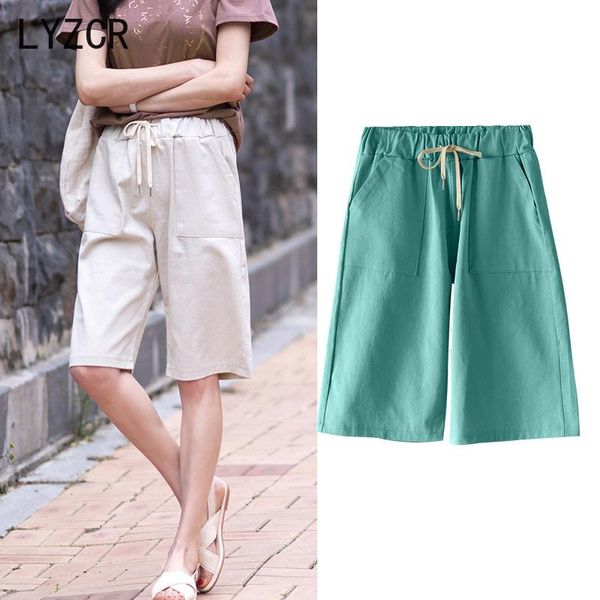 high waist women capris pants summer plus size 5xl knee length for loose wide leg female trousers 2021 women's &, Black;white
high waist women capris pants summer plus size 5xl knee length for loose wide leg female trousers 2021 women's &, Black;white